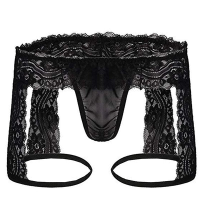 Men's Lace Garter + Thong