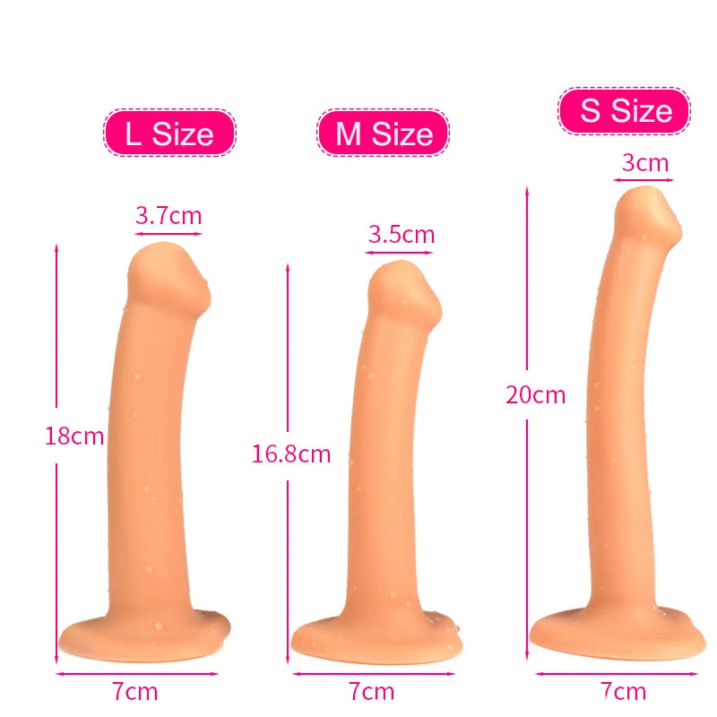 Flexi Dildo With Suction Cup