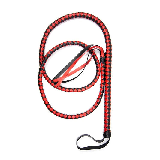 Leather Snake Riding Whip