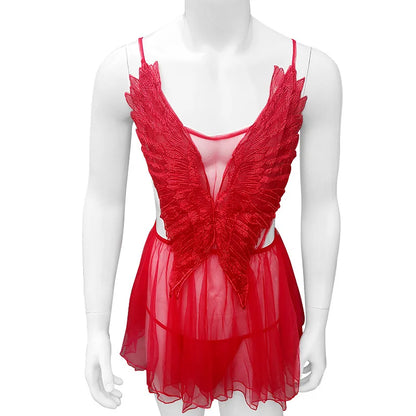 Men's Wing Dress Lingerie Costume