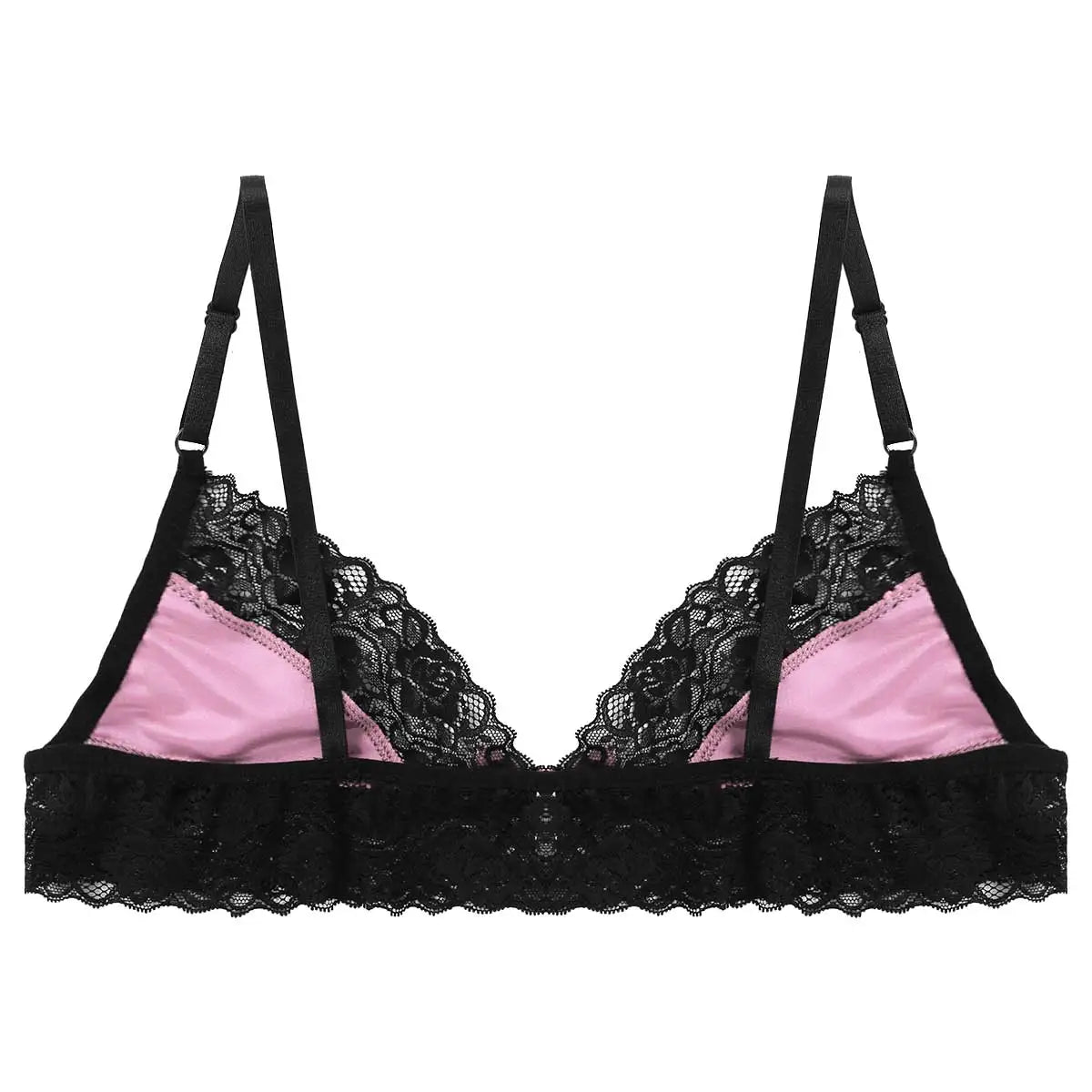 Men's Lace Bow Bra