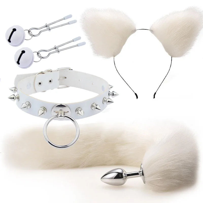 Fox Tail Anal Plug Costume Set