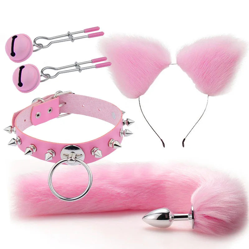 Fox Tail Anal Plug Costume Set