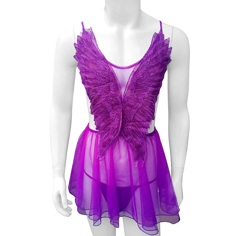 Men's Wing Dress Lingerie Costume