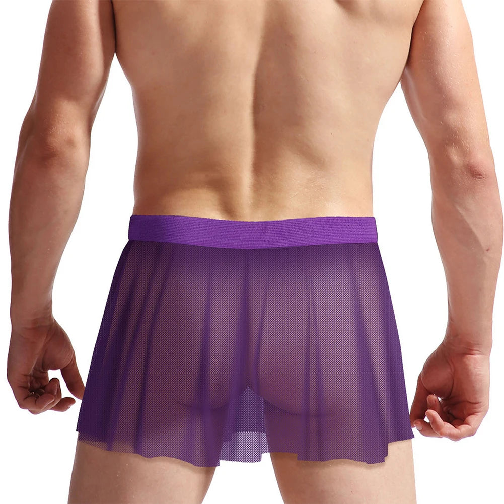 Men's Sheer Skirt