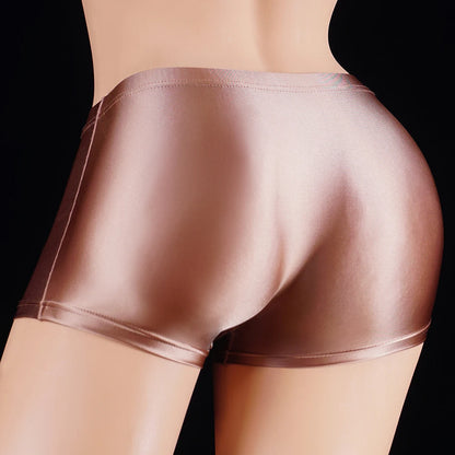 Men's Satin Booty Shorts