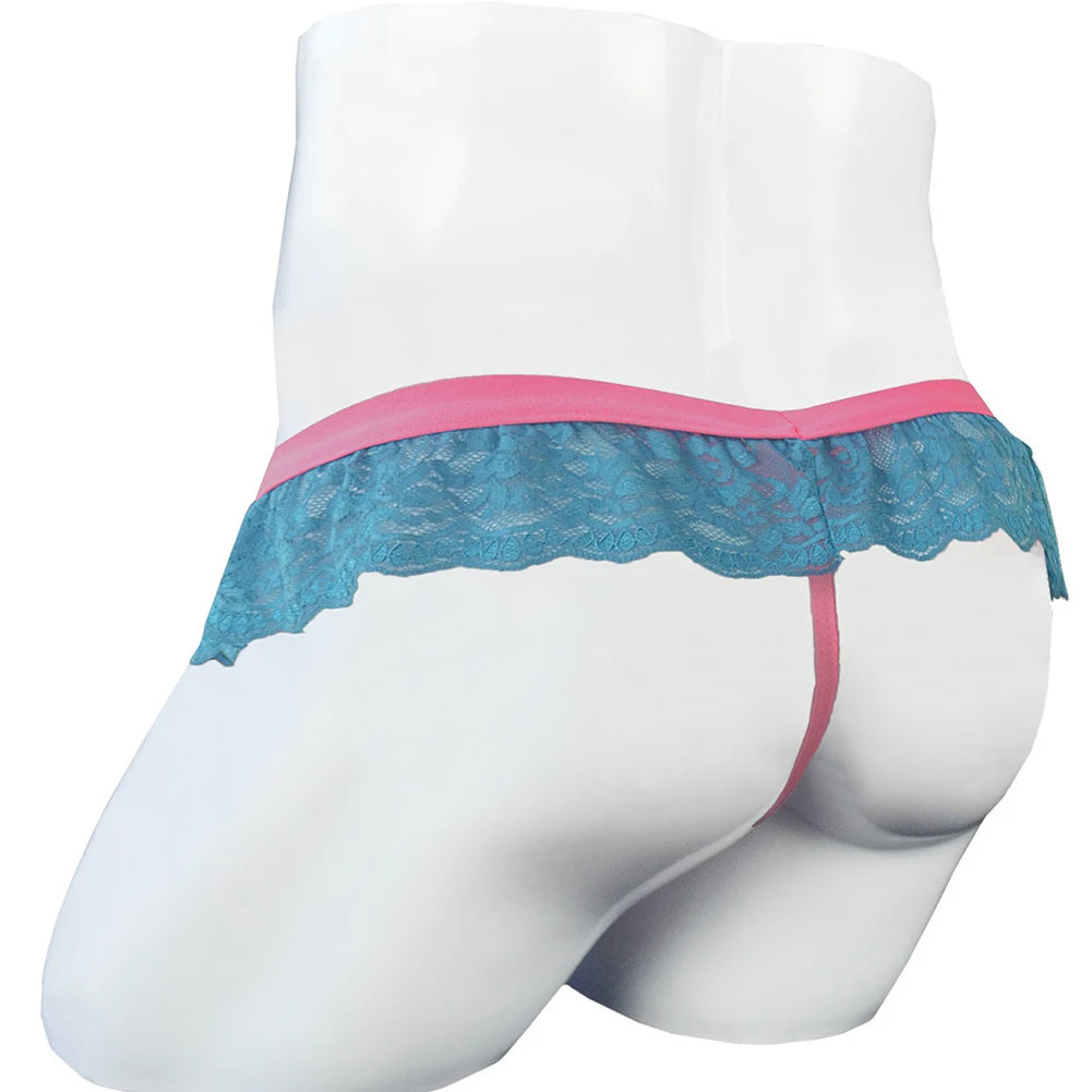 Men's Lace Skirt Thong