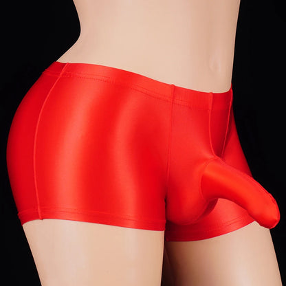 Men's Satin Booty Shorts