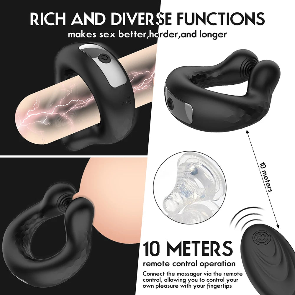 Men's Vibrating Penis Ring