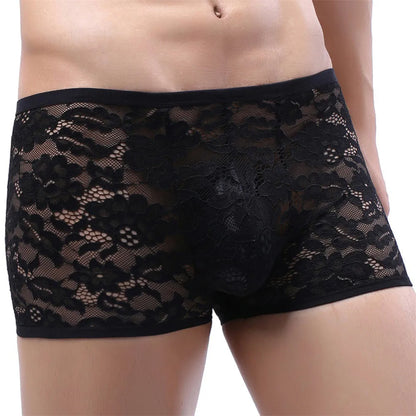 Men's Lace Boxers